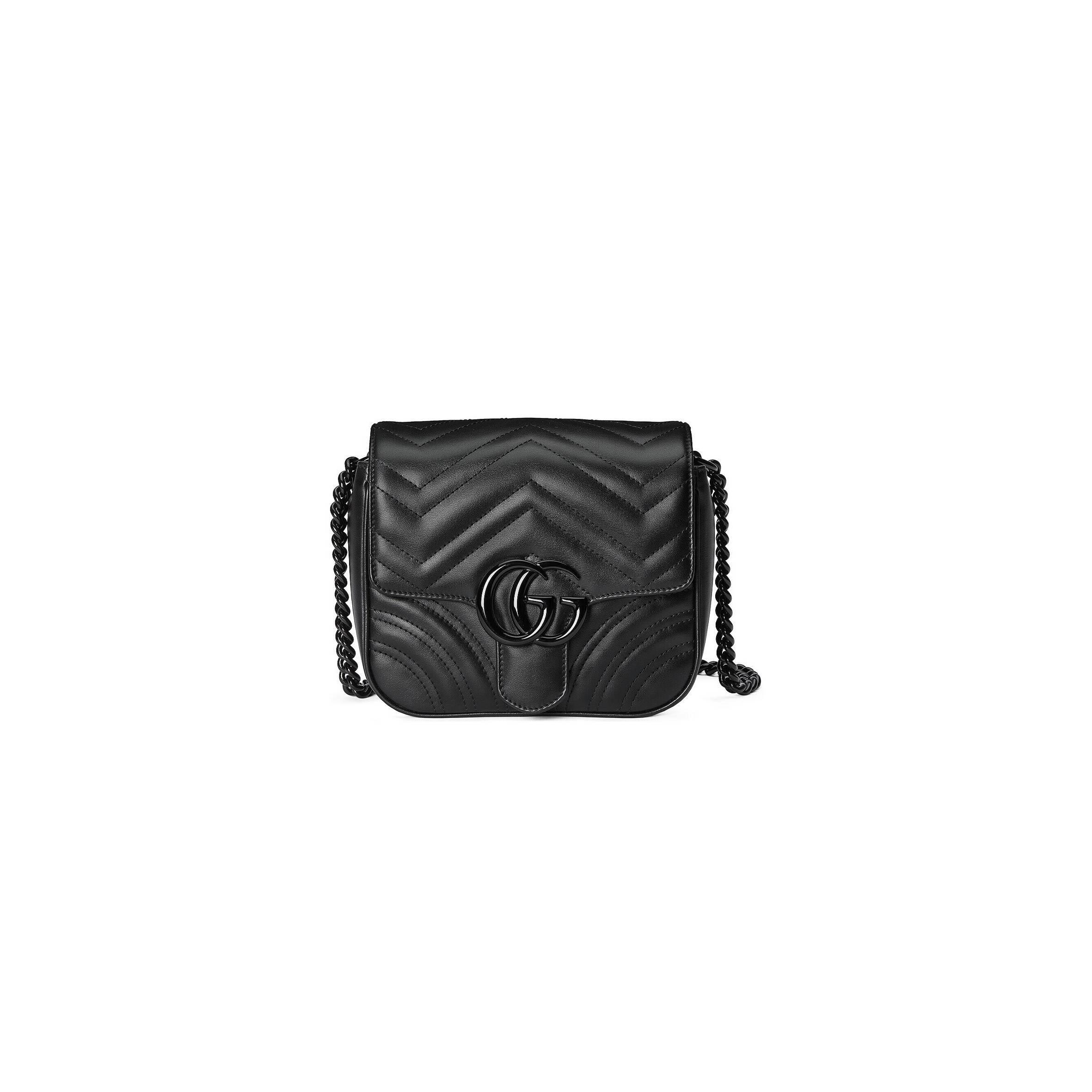 GUCCI GG MARMONT MATELASSÉ SHOULDER BAG 739681 (18*15*8cm) GUCCI GG MARMONT MATELASSÉ SHOULDER BAG 739681 (18*15*8cm)