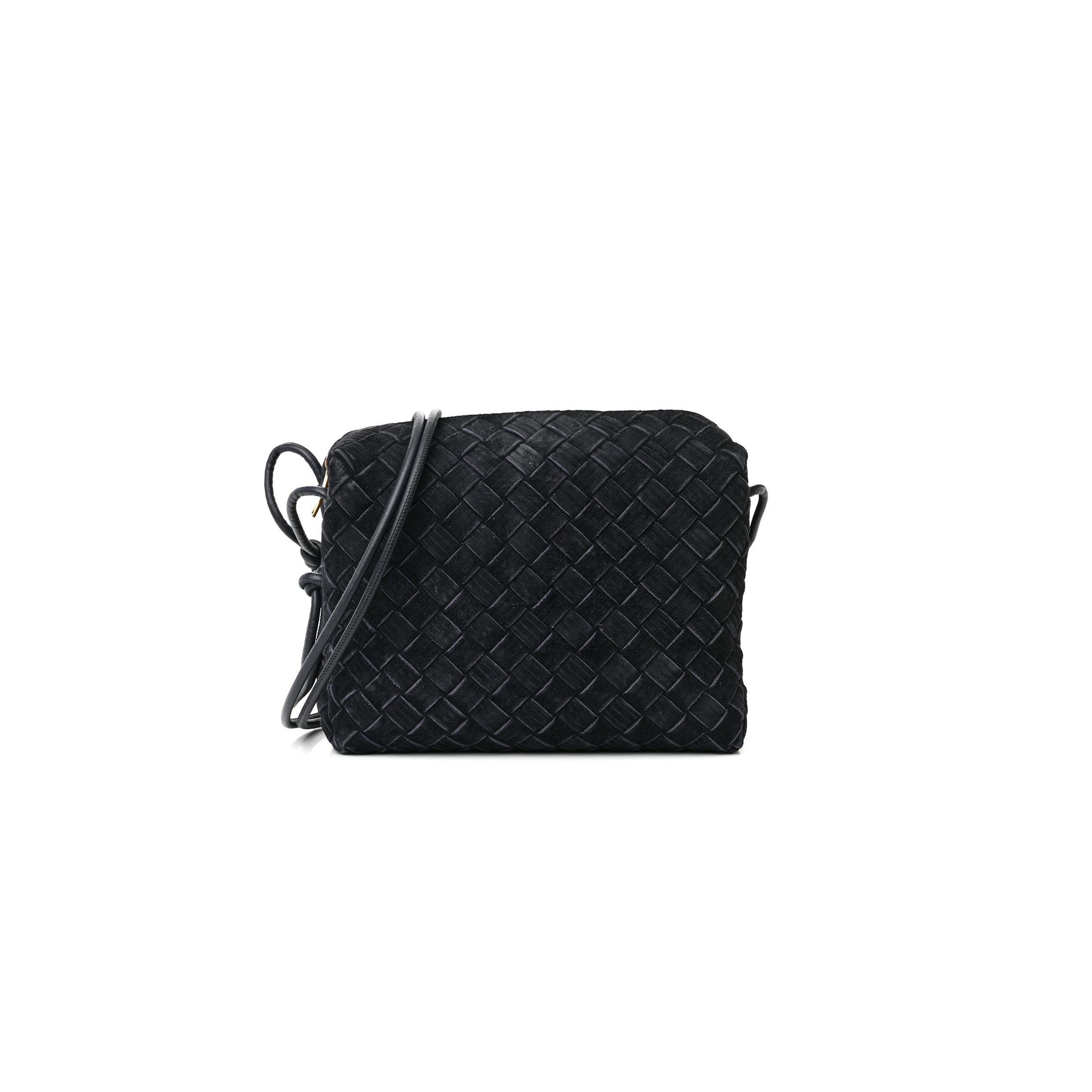 BOTTEGA VENETA SUEDE INTRECCIATO SMALL LOOP CAMERA BAG SPACE (21*17*10cm) BOTTEGA VENETA SUEDE INTRECCIATO SMALL LOOP CAMERA BAG SPACE (21*17*10cm)