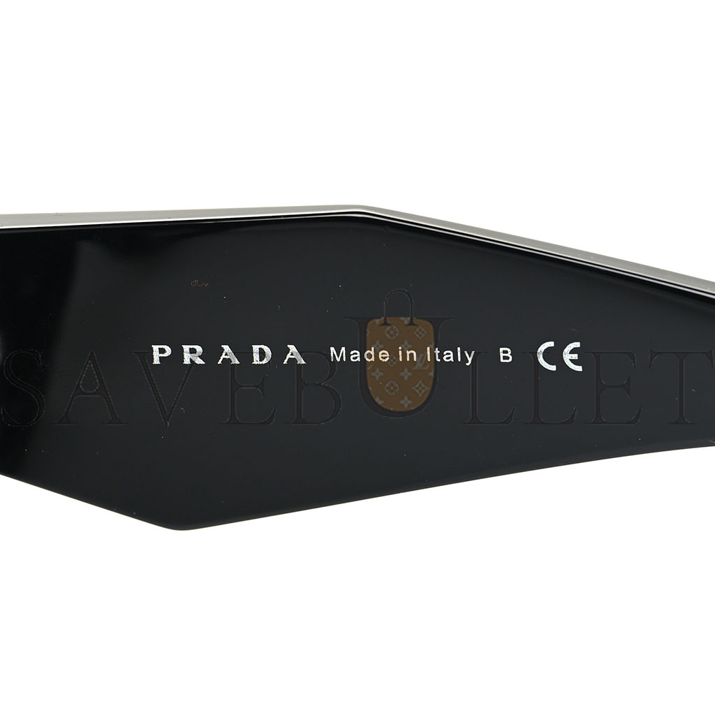 PRADA ACETATE SYMBOLE SUNGLASSES SPR 07Y BLACK 