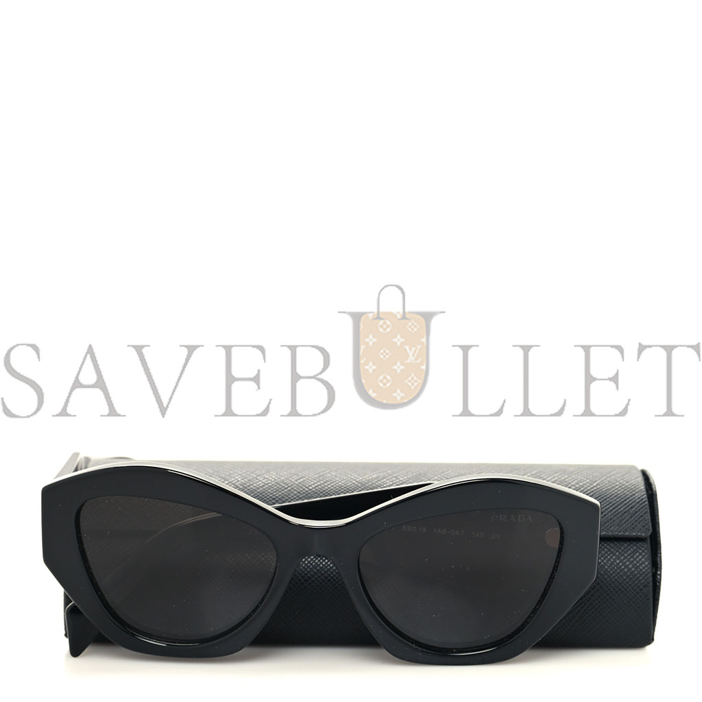 PRADA ACETATE SYMBOLE SUNGLASSES SPR 07Y BLACK 