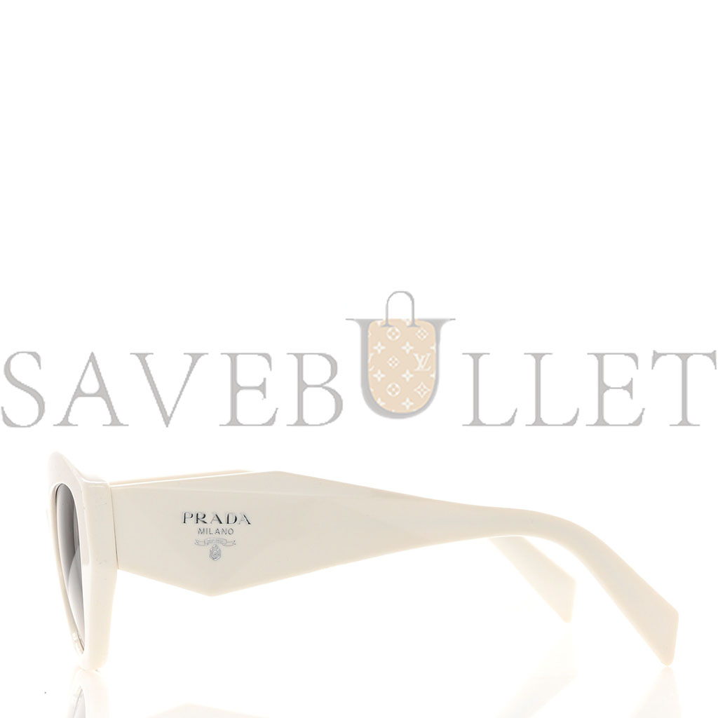 PRADA ACETATE SYMBOLE SUNGLASSES SPR 07Y-F WHITE