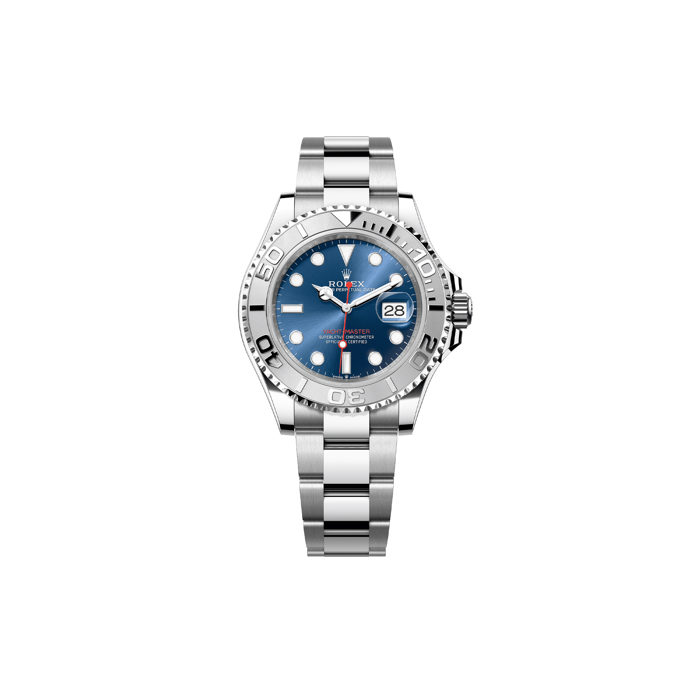 ROLEX YACHT-MASTER 40 OYSTER, 40 MM, OYSTERSTEEL AND PLATINUM WATCH 126622