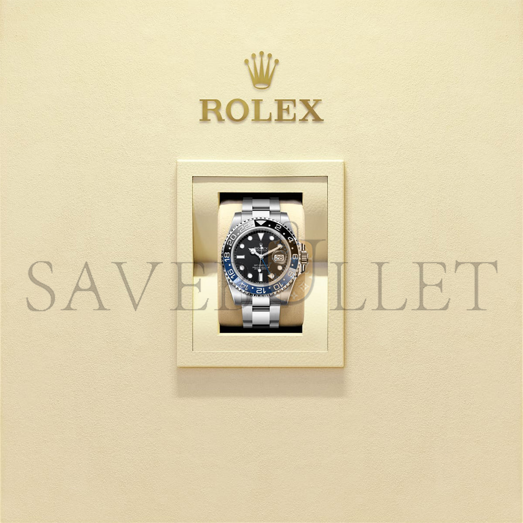 ROLEX GMT-MASTER II OYSTER, 40 MM, OYSTERSTEEL WATCH 126710BLNR
