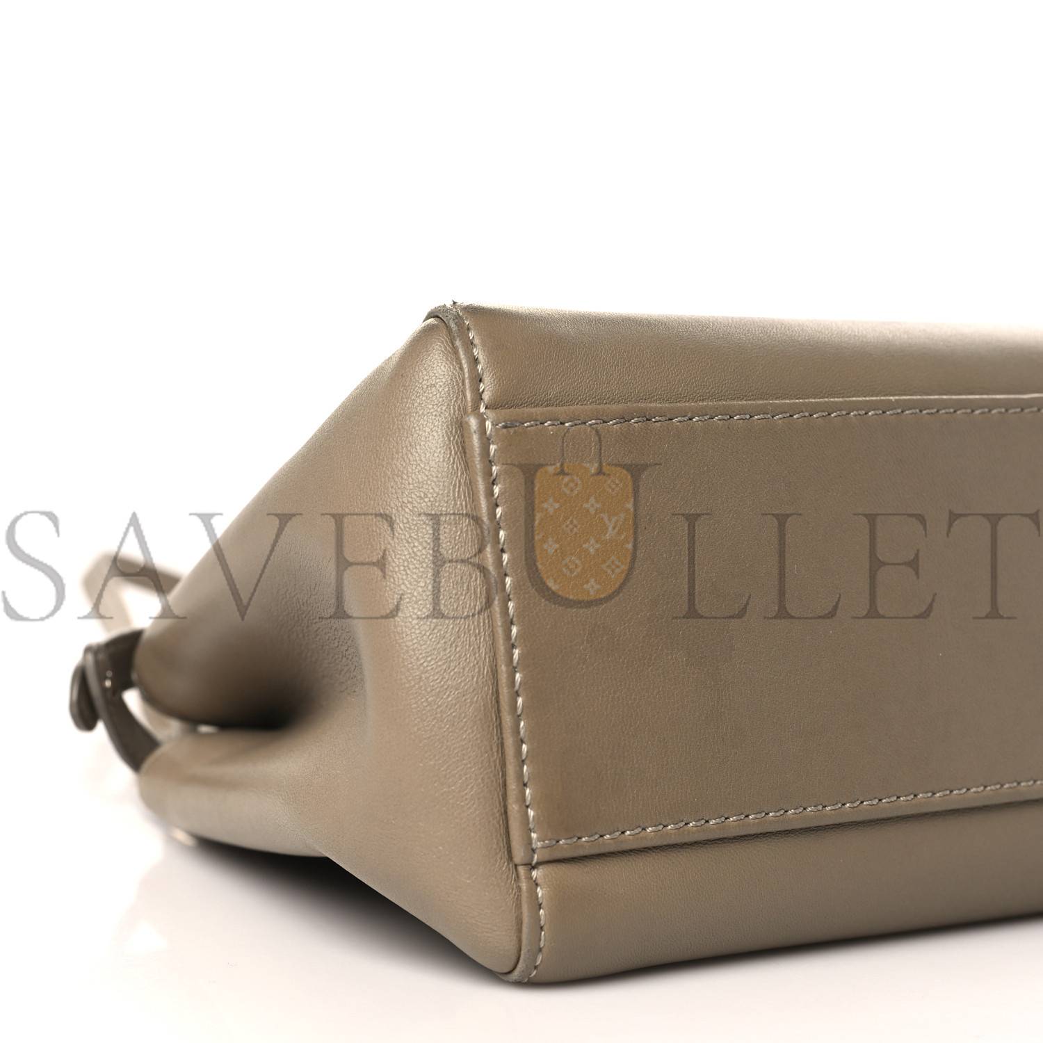 FENDI NAPPA MINI PEEKABOO ICONIC SATCHEL TORTORA (23*18*11cm)