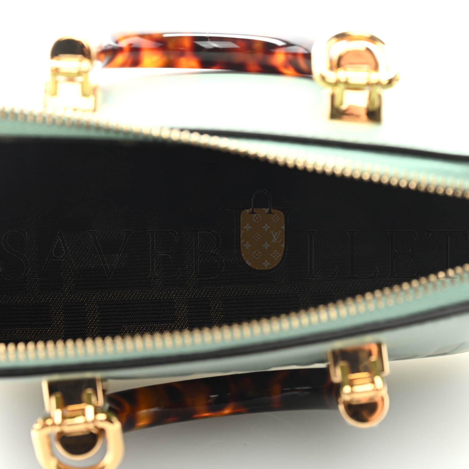 FENDI VITELLO KING PLEXIGLASS LOGO EMBOSSED MINI BY THE WAY TOP HANDLE BOSTON BAG MENTA (18*11*9cm) FENDI VITELLO KING PLEXIGLASS LOGO EMBOSSED MINI BY THE WAY TOP HANDLE BOSTON BAG MENTA (18*11*9cm)