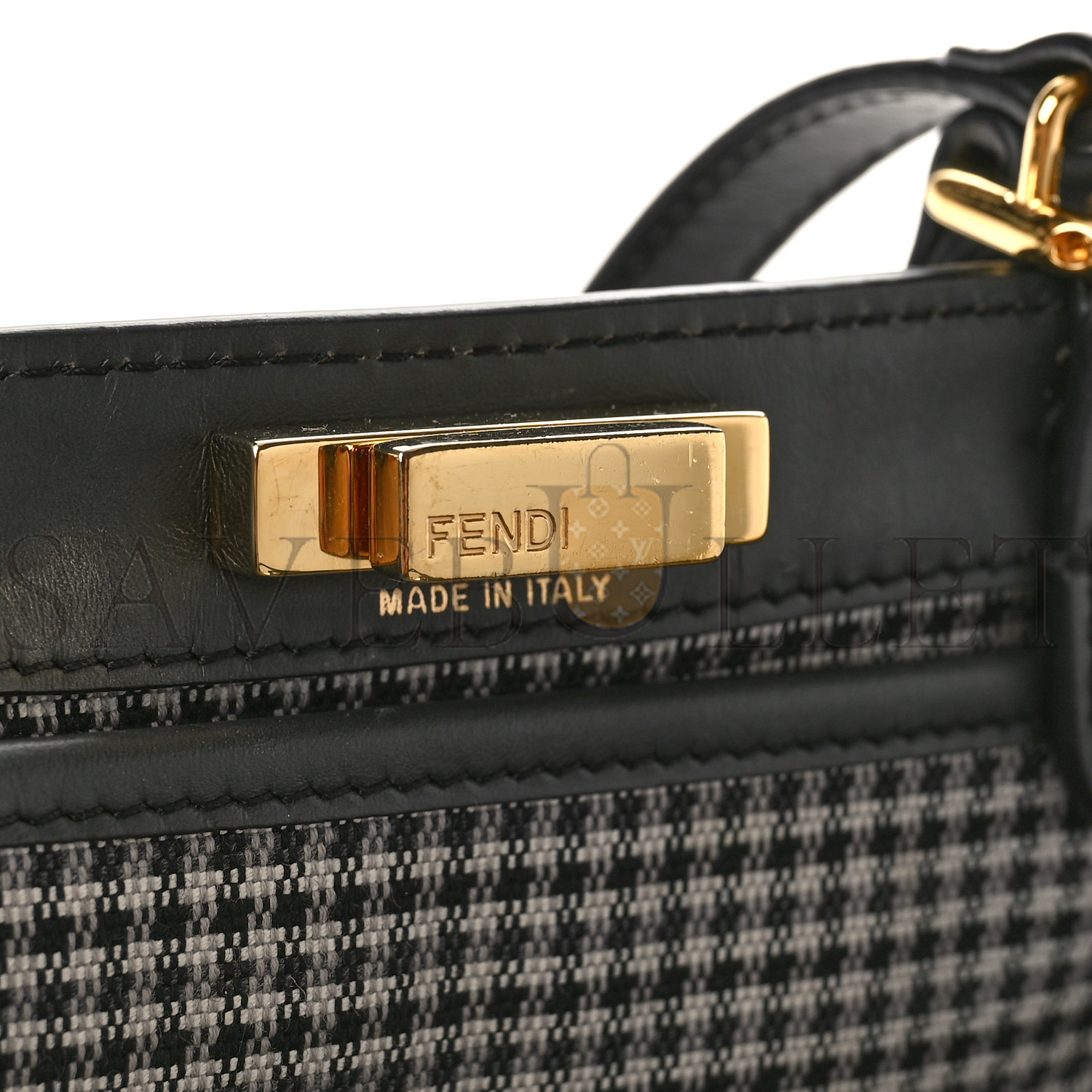 FENDI WOOL VITELLO KING HOUNDSTOOTH FF EMBROIDERED MEDIUM PEEKABOO X-TOTE GRIGIO ANTHRACITE (41*29*16cm) FENDI WOOL VITELLO KING HOUNDSTOOTH FF EMBROIDERED MEDIUM PEEKABOO X-TOTE GRIGIO ANTHRACITE (41*29*16cm)