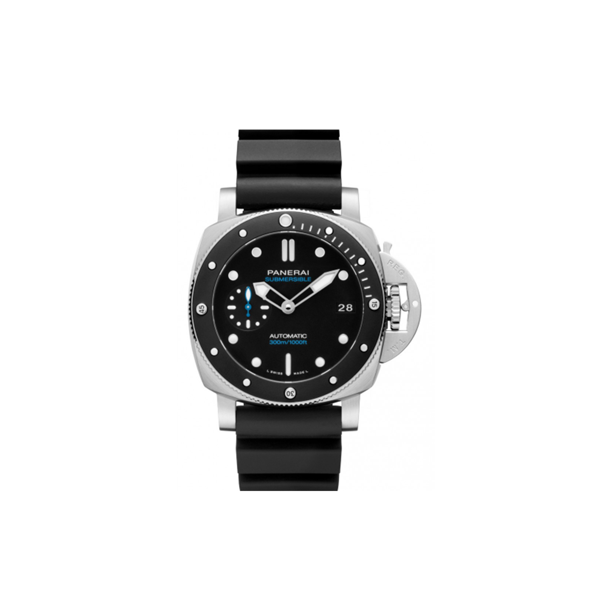 PANERAI SUBMERSIBLE AUTOMATIC BLACK DIAL 42 MM MEN'S WATCH PAM00683