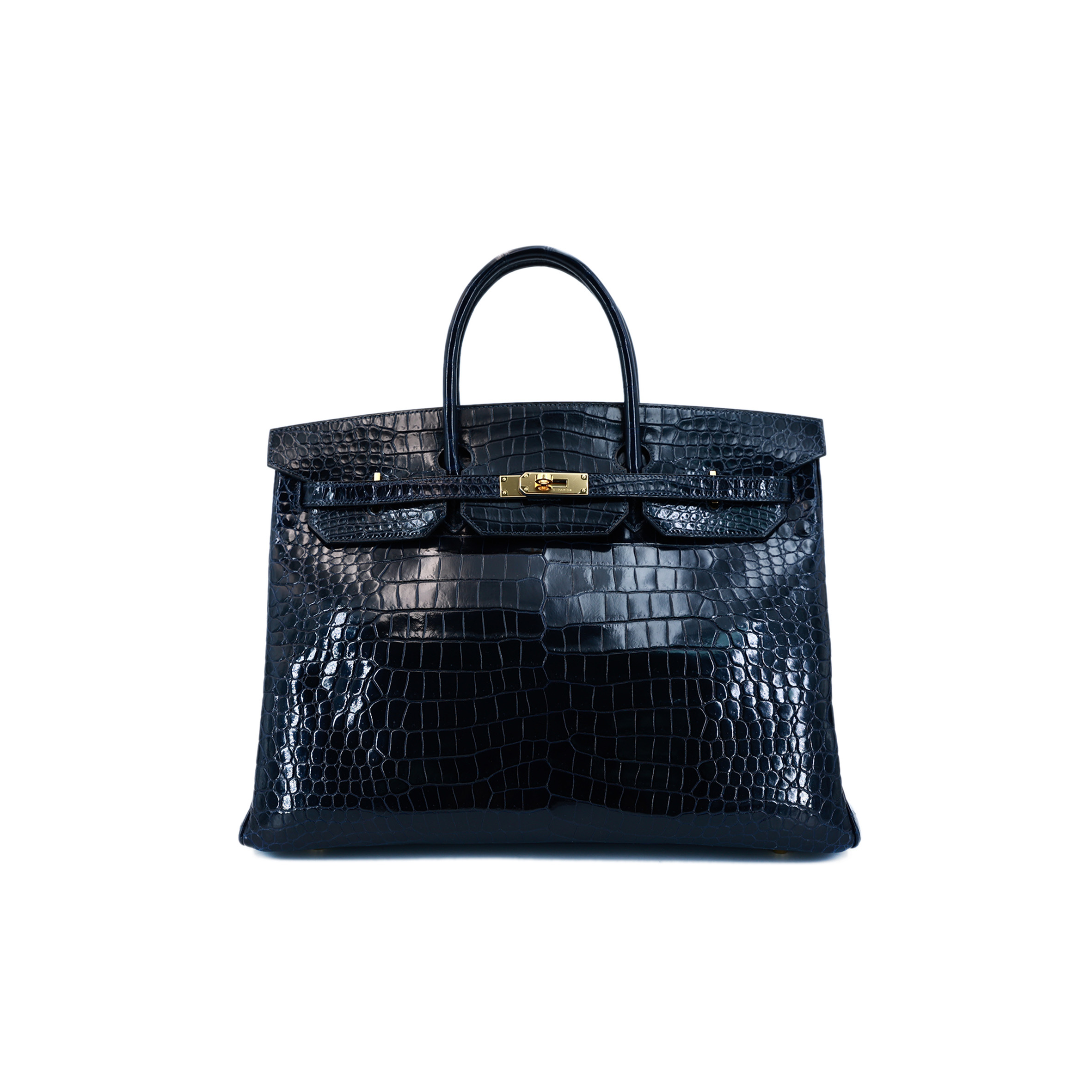 HERMÈS MASTER BIRKIN 40 MATTE BLACK CROCODILE BAG BK3078SCROCOGPN (40*30*21cm)