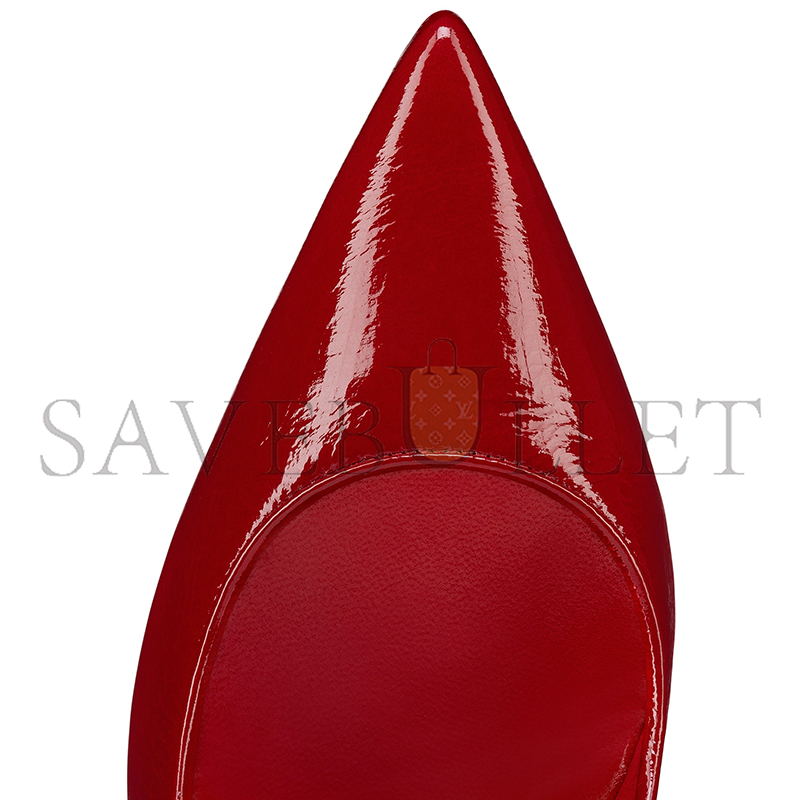 CHRISTIAN LOUBOUTIN SPORTY KATE 100 MM PUMPS-VOG PATENT LEATHER-LOUBI-WOMEN 1250474R558