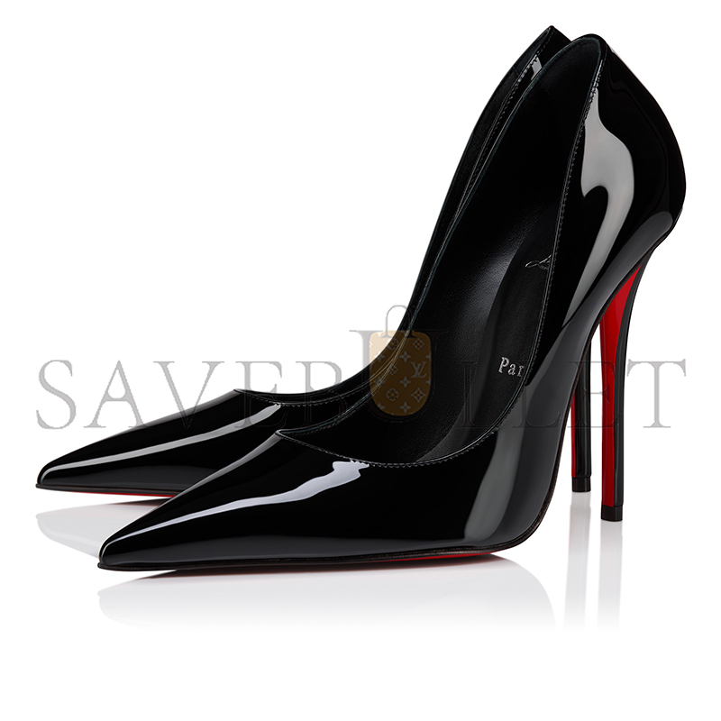 CHRISTIAN LOUBOUTIN MISS Z 120 MM PUMPS-PATENT CALF LEATHER-BLACK-WOMEN 1250916B439