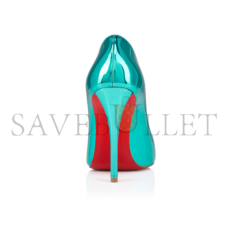 CHRISTIAN LOUBOUTIN MISS Z 100 MM PUMPS-LAMINATED CALF LEATHER-ICEBERG-WOMEN 12506504152