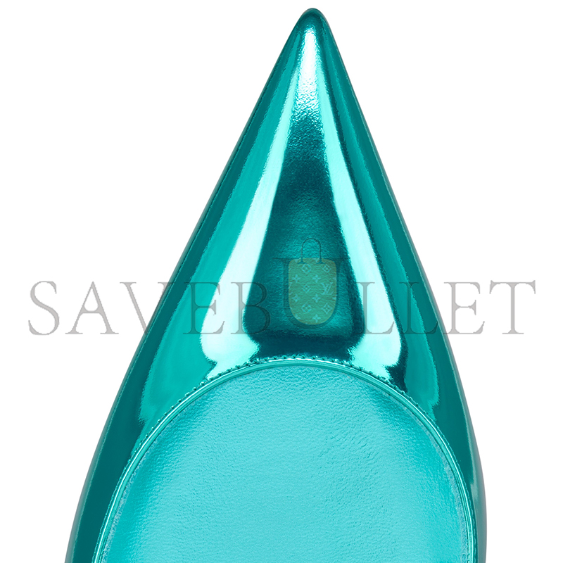 CHRISTIAN LOUBOUTIN MISS Z 100 MM PUMPS-LAMINATED CALF LEATHER-ICEBERG-WOMEN 12506504152