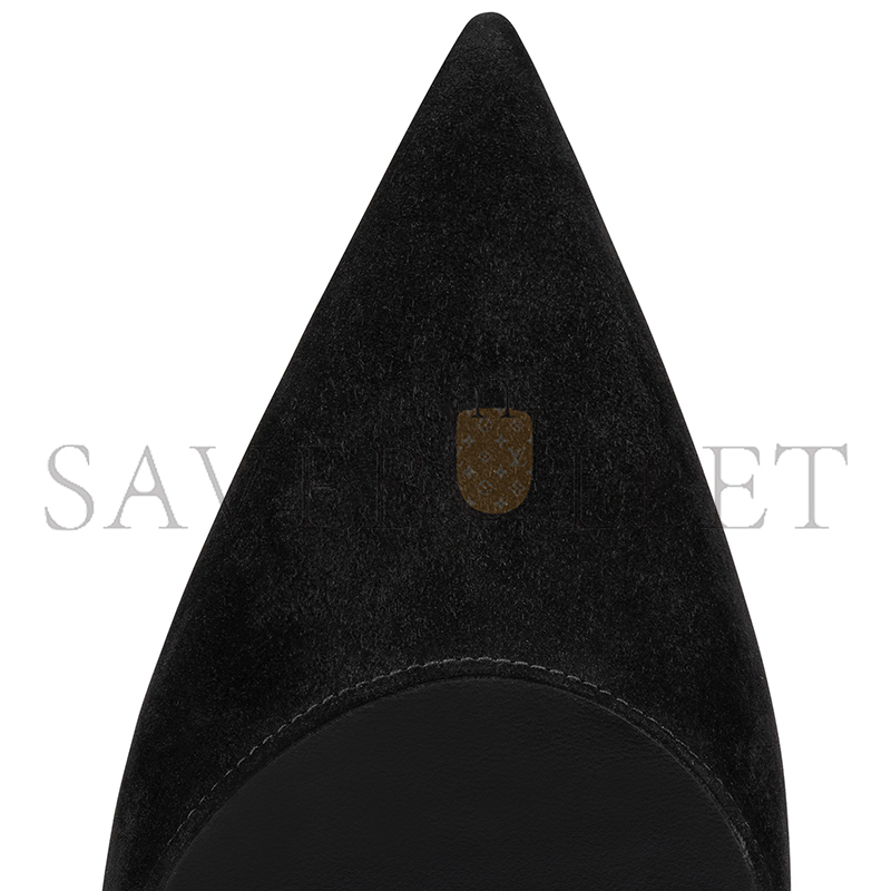 CHRISTIAN LOUBOUTIN CONDOROLINE 55 MM SLING BACK PUMPS-VEAU VELOURS-BLACK-WOMEN 1250279B439