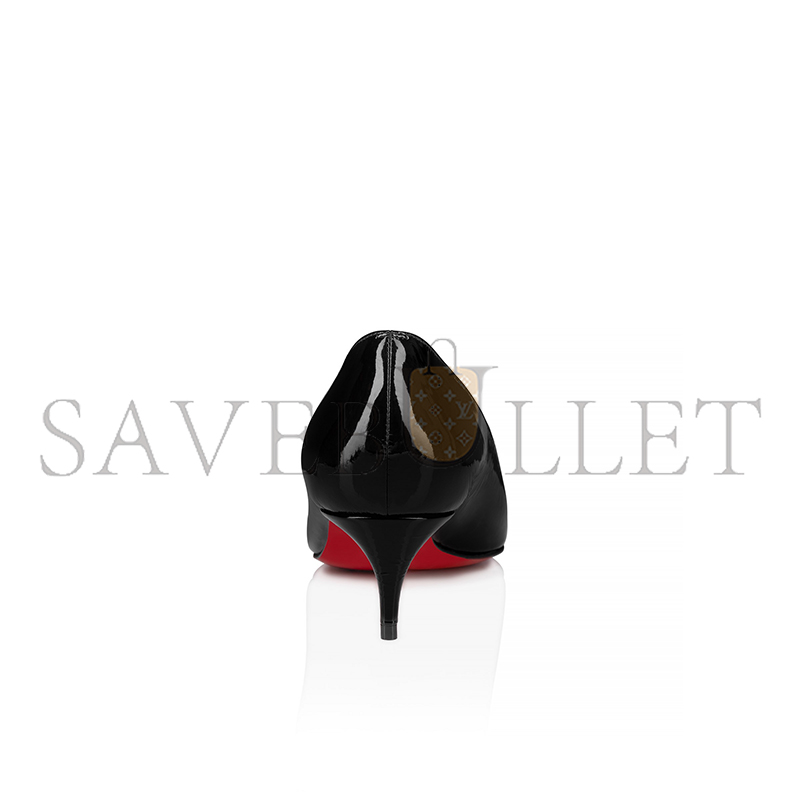 CHRISTIAN LOUBOUTIN KATISSIMA 45 MM PUMPS-VOG PATENT LEATHER-BLACK-WOMEN 1250014B439