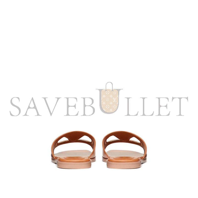 VALENTINO VLOGO CUT-OUT CALFSKIN SLIDE SANDAL 4W2S0IB0RLL_YH7
