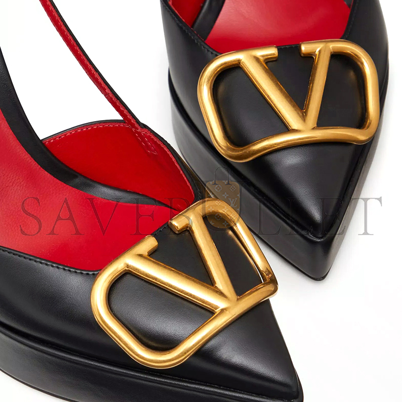 VALENTINO VLOGO SIGNATURE CALFSKIN SLINGBACK PLATFORM PUMP 120MM 4W2S0FT0DSH_0NO