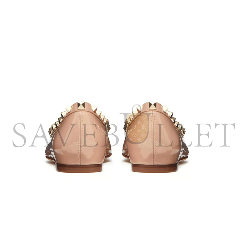 VALENTINO ROCKSTUD PATENT LEATHER BALLERINA 5W2S0HQ5VNW_GF9