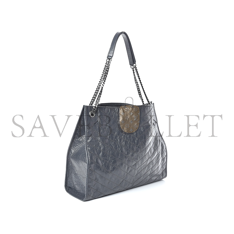 YSL NIKI SHOPPER TOTE DARK SMOG 517049 (33*27*11.5cm)