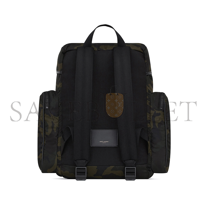 YSL CITY MULTI-POCKET BACKPACK IN SMOOTH LEATHER 215473399 (42*34*22cm)