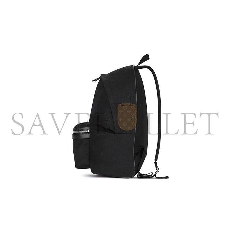 YSL CITY BACKPACK IN CANVAS, NYLON AND LEATHER 534967GIV3F1000 (41*31*22cm)