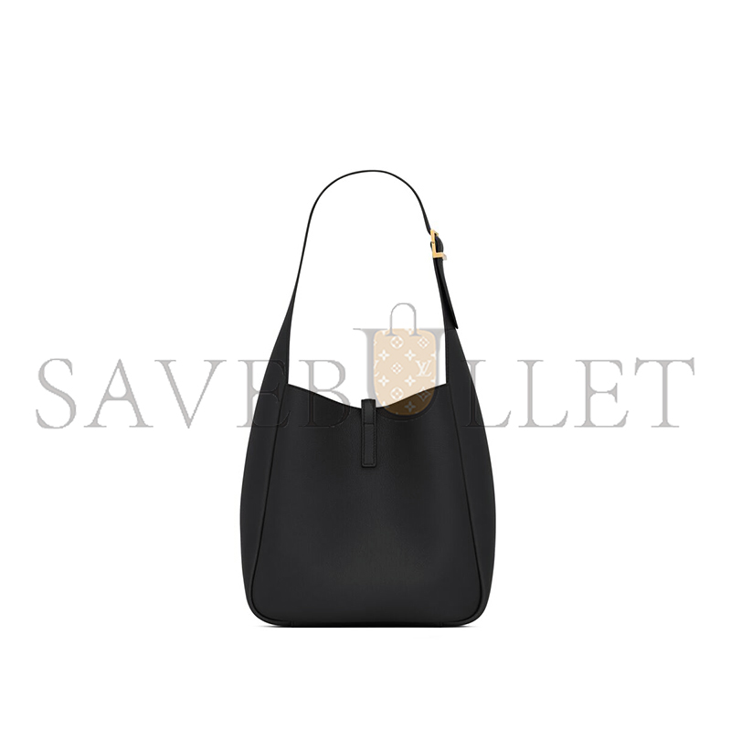 YSL LE 5 À 7 SUPPLE SMALL IN GRAINED LEATHER 713938AAAUQ1000 (23*22*8.5cm)