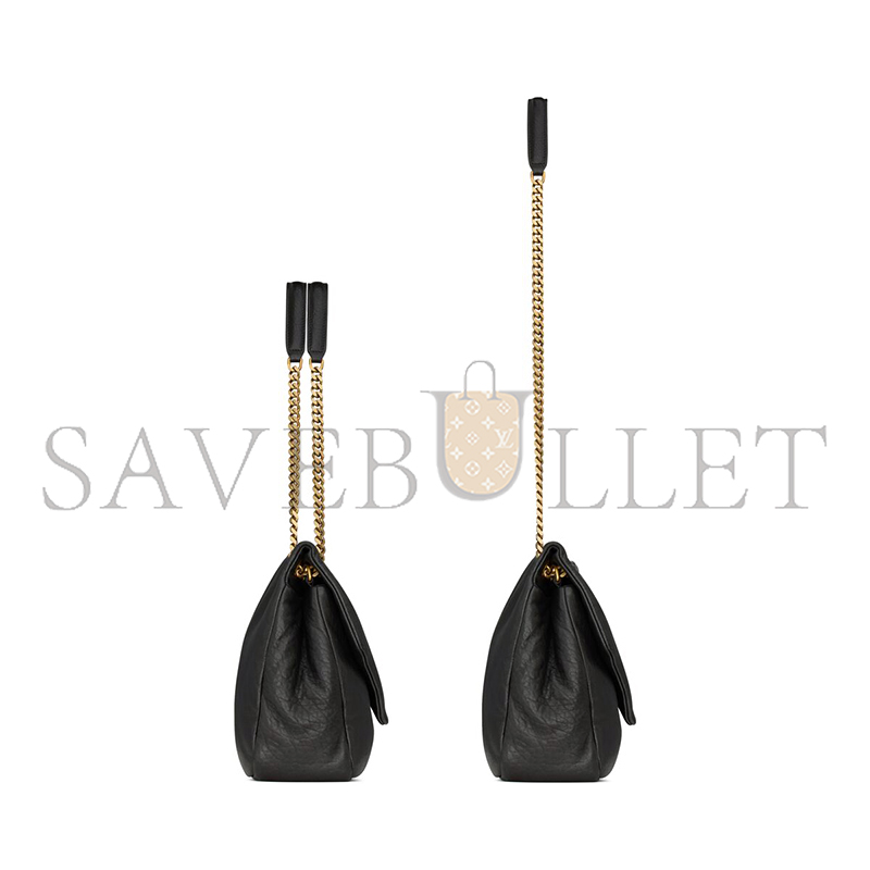 YSL CALYPSO LARGE IN GRAINED LAMBSKIN 777399AACYT1000 (28*22*12cm)
