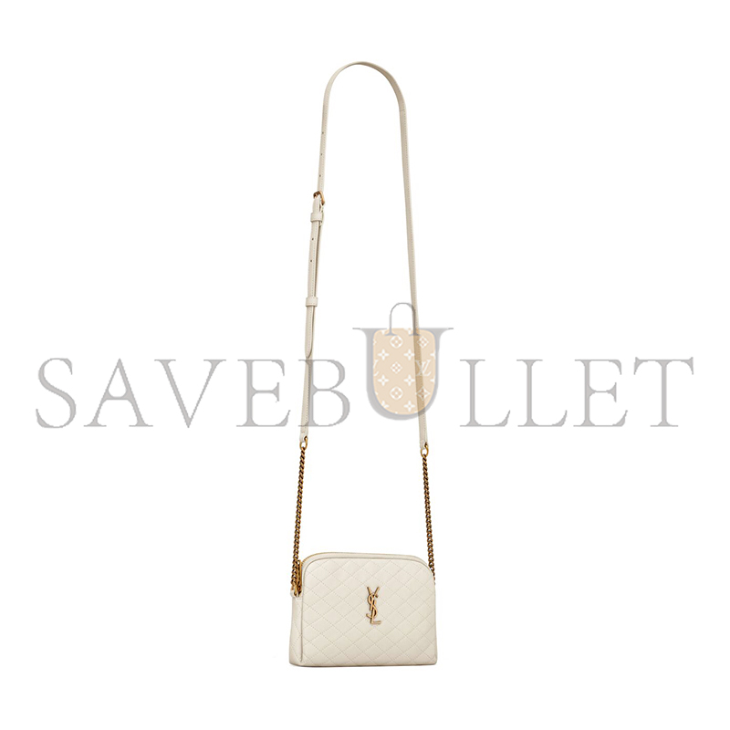 YSL GABY ZIPPERED POUCH IN LAMBSKIN 7336671EL079207 (18*13*3.5cm)