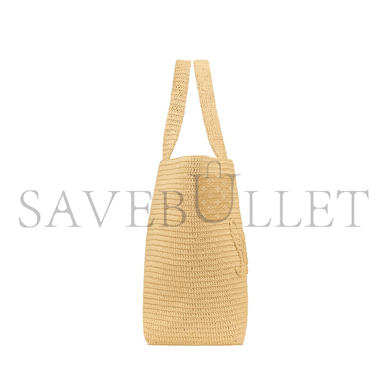 YSL SAINT LAURENT TOTE IN RAFFIA 776763GAAEL2063 (54*35*18cm)