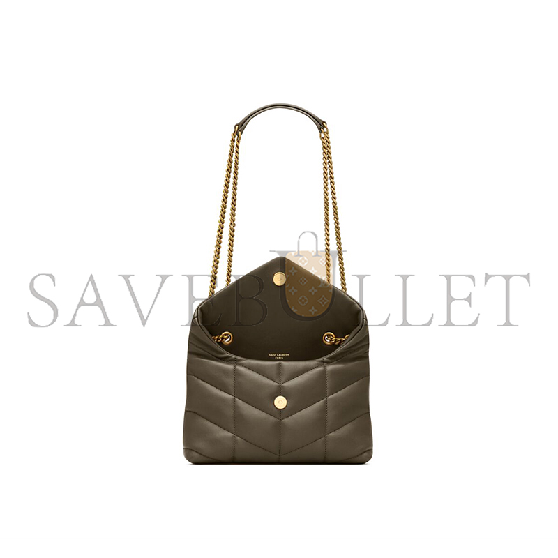 YSL TOY PUFFER IN NAPPA LEATHER 7593371EL073212 (23*15.5*8.5cm)