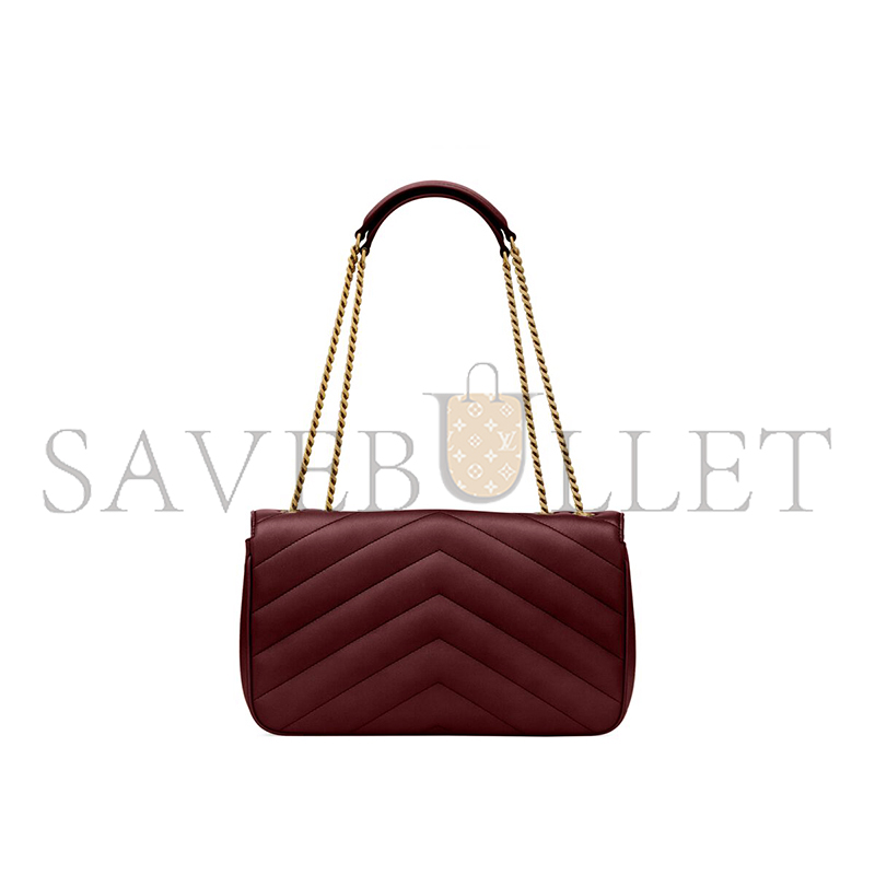 YSL LOULOU MEDIUM IN MATELASSÉ LAMBSKIN 801439AAEAX6197 (29*17*8cm)