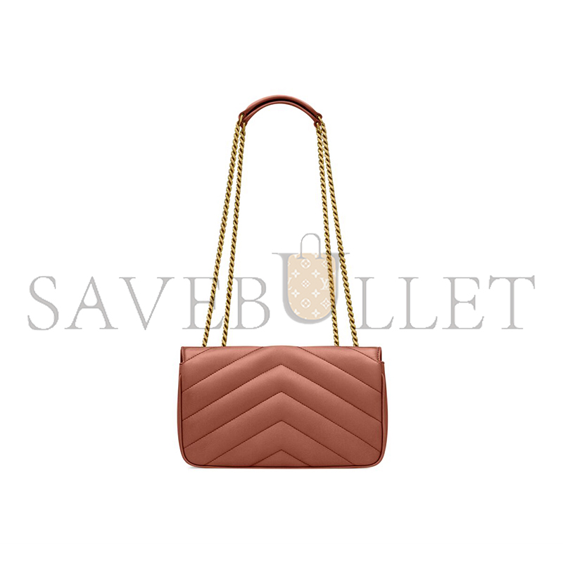 YSL LOULOU SMALL IN MATELASSÉ LAMBSKIN 801437AAEAX5036 (24*14*6cm)
