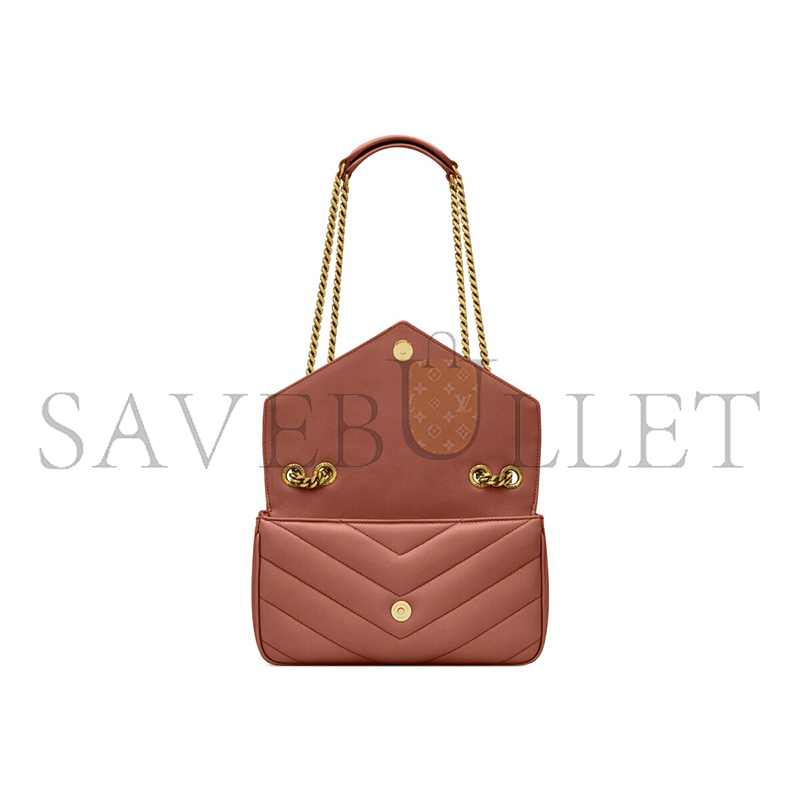 YSL LOULOU SMALL IN MATELASSÉ LAMBSKIN 801437AAEAX5036 (24*14*6cm)