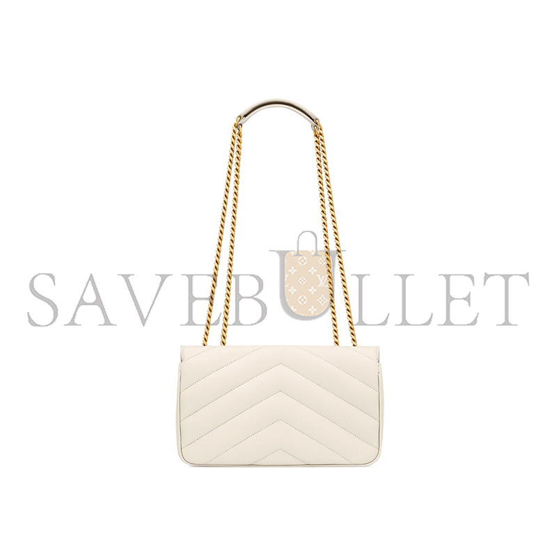 YSL LOULOU SMALL IN MATELASSÉ LAMBSKIN 801437AAEAX9207 (24*14*6cm)
