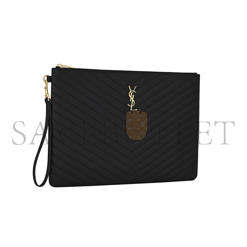 YSL CASSANDRE MATELASSÉ DOCUMENT HOLDER IN LEATHER 440222CWU011000 (36*24.5*2.5cm)
