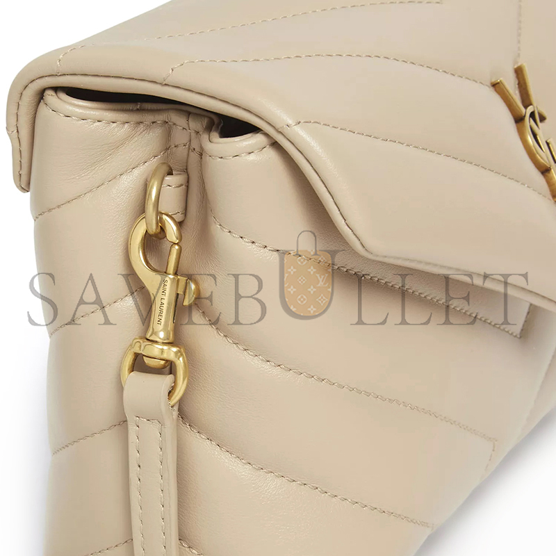 YSL TOY LOULOU LEATHER SHOULDER BAG DAE204123186 (20*14*7cm)