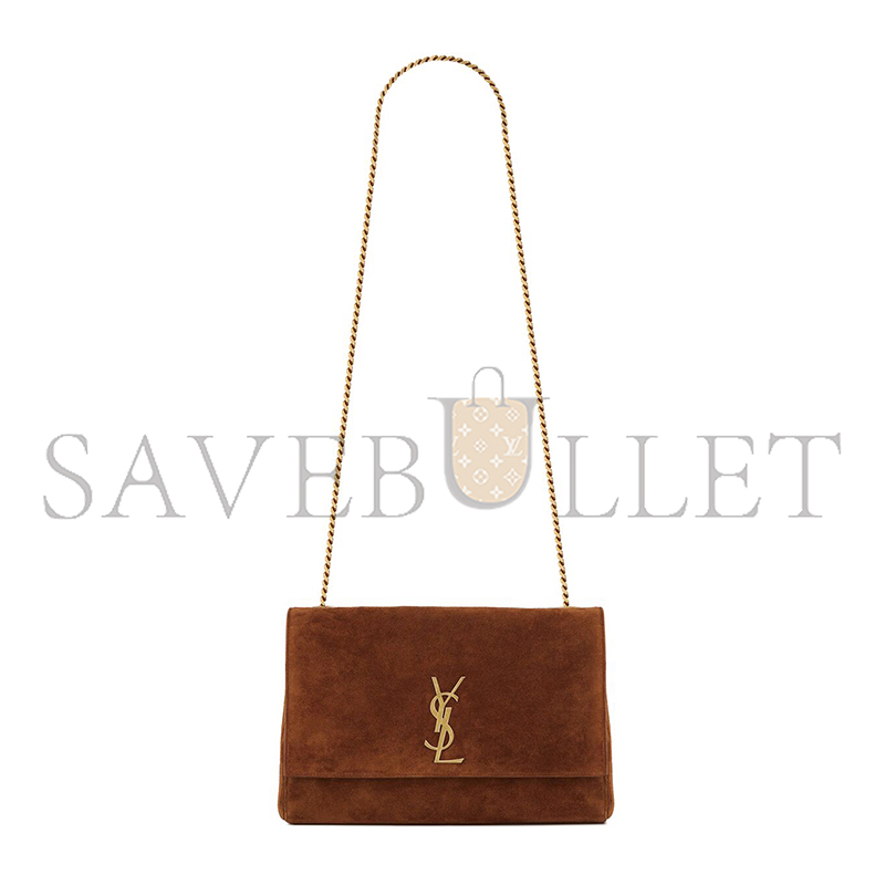 YSL REVERSIBLE KATE MEDIUM IN CROCODILE-EMBOSSED LEATHER 55380424O1W1062 (28.5*20*6cm)