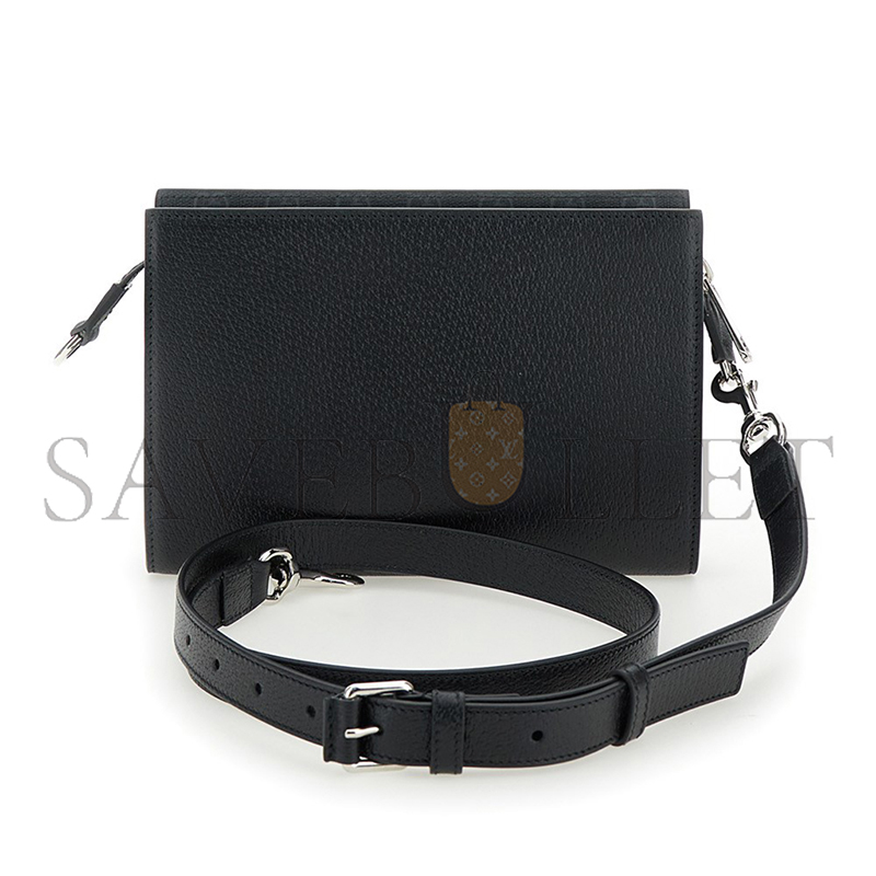 GUCCI SUPER MINI CROSSBODY BAG WITH LOGO PATCH 795438 (22*15*4.5cm)