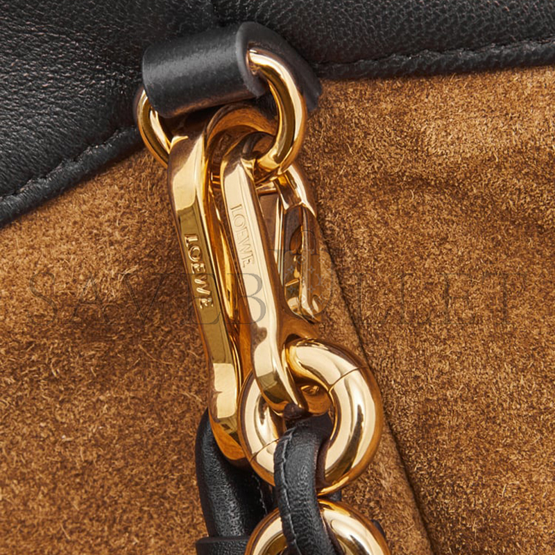 LOEWE FLAMENCO PURSE BUCKET IN MELLOW NAPPA LAMBSKIN A411FPBX02-1100 (32*24*17cm)