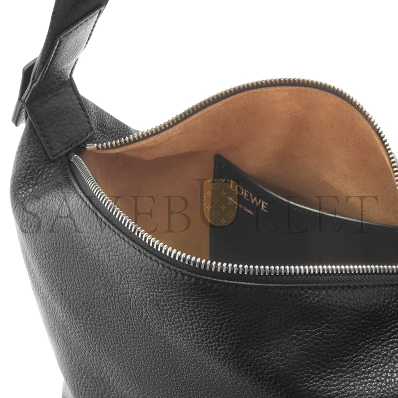 LOEWE SMALL CUBI CROSSBODY BAG IN SUPPLE GRAINED CALFSKIN B906Q63X08-1100 (29.5*22*10.5cm)