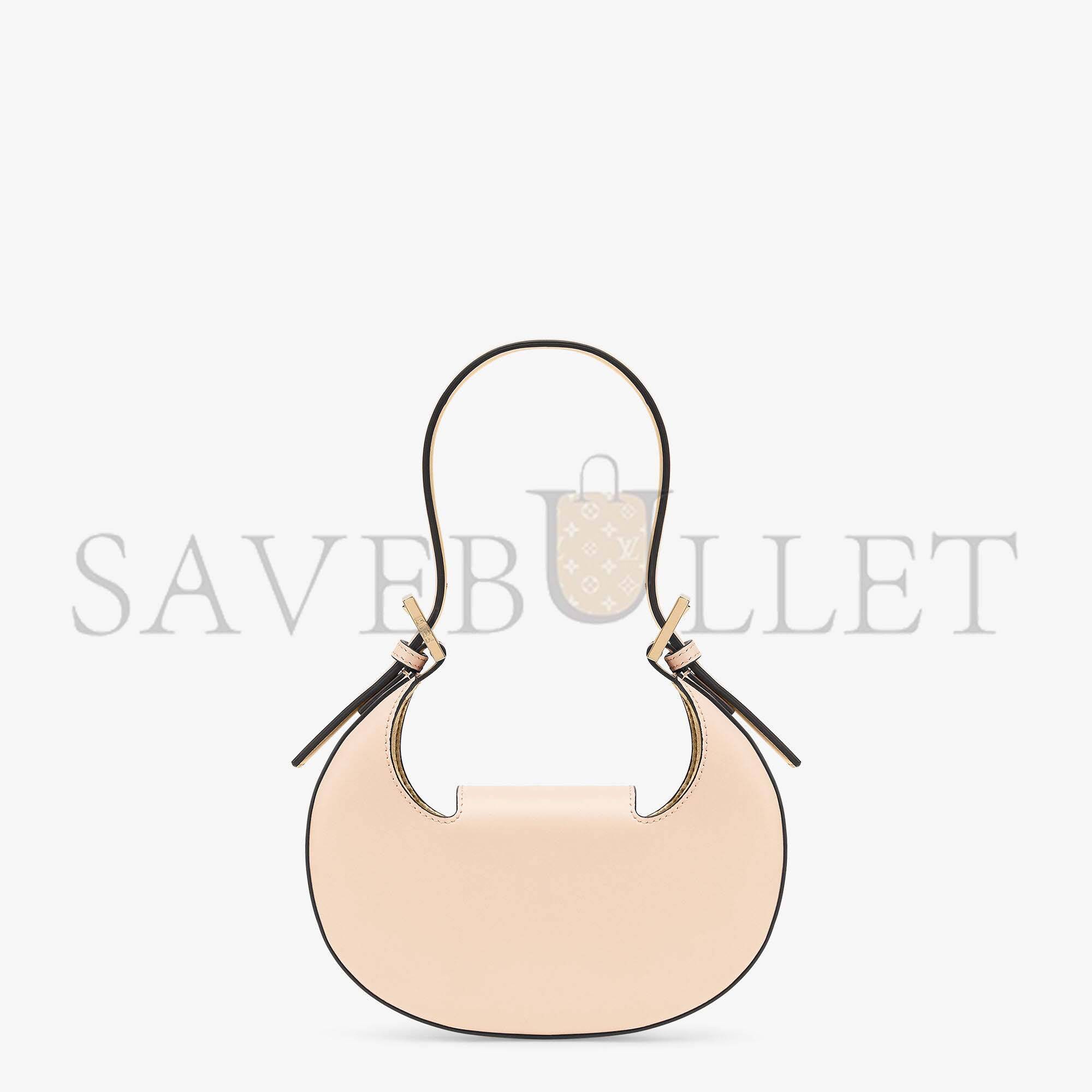 FENDI COOKIE - PALE PINK LEATHER MINI BAG 8BS065AAIWF14N1 (22*17.5*4.5cm)