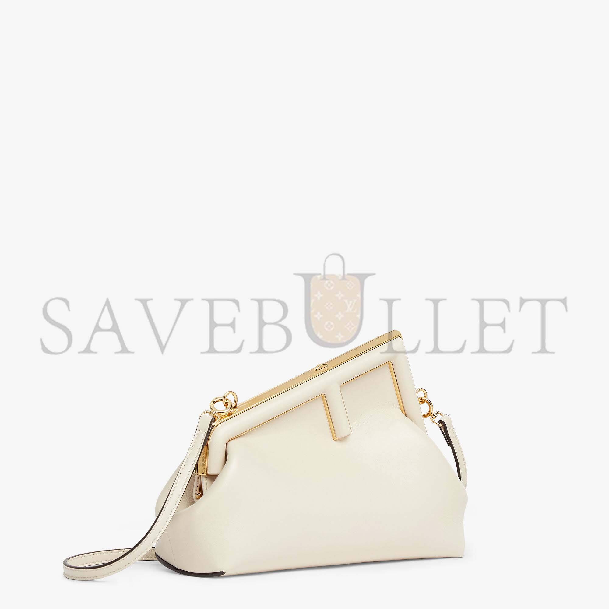 FENDI FIRST SMALL - CAMELLIA LEATHER BAG 8BP129ABVEF0VWM (26*18*9.5cm)