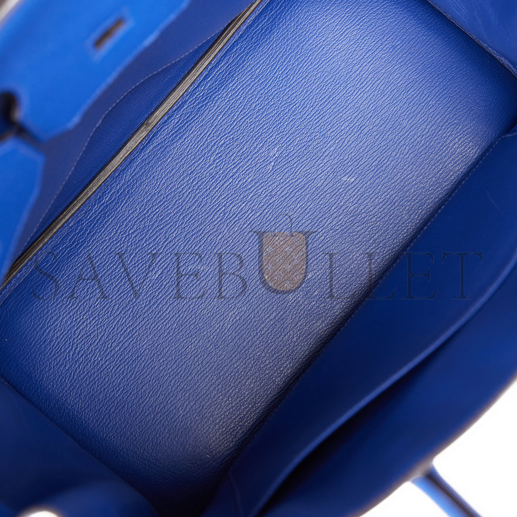 HERMES BIRKIN 35 BLEU ELECTRIC TOGO PALLADIUM HARDWARE (35cm) HERMES BIRKIN 35 BLEU ELECTRIC TOGO PALLADIUM HARDWARE (35cm)
