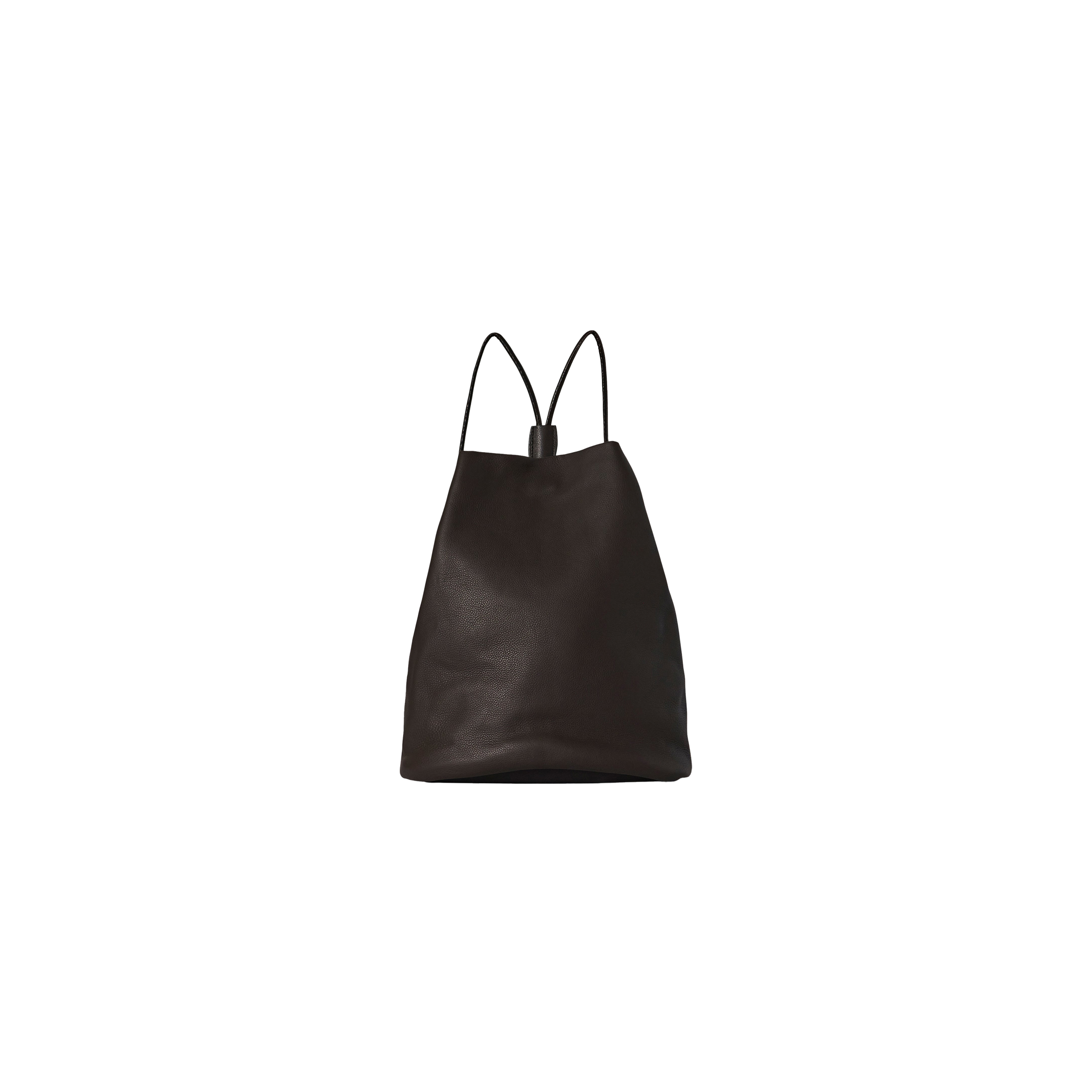 THE ROW JOE BACKPACK IN LEATHER ESPRESSO W1632L31ESAS (30*25*17cm)